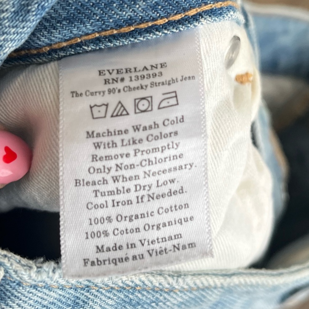 Everlane The Curvy 90’s Cheeky Straight Jean (28 crop) - Picture 7 of 9